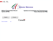 Tablet Screenshot of mtrs-sctrm.hc-sc.gc.ca